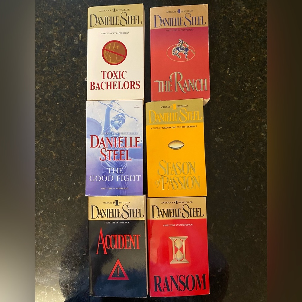 6-New Danielle Steel Paperback Books